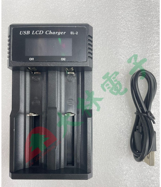 LONG PING LCD 雙槽電池充電器 BCL-360 電量顯示 過充保護, 1個