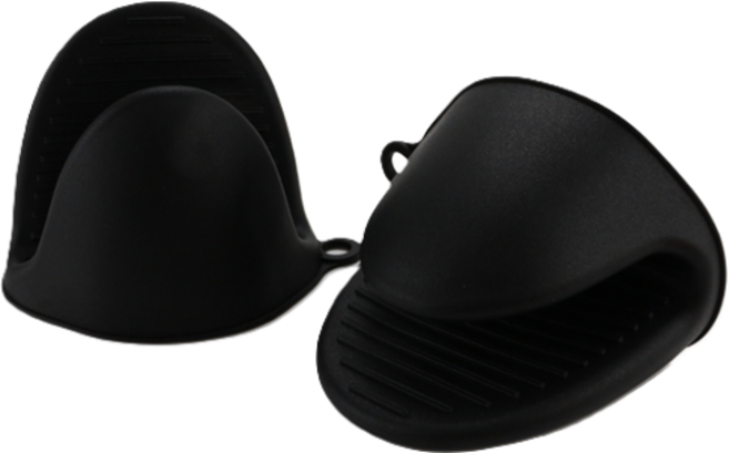 주방 실리콘 냄비손잡이, 블랙2P, 1세트
