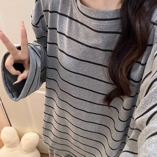 코지데일리 여성 상하의 세트 포근 수면잠옷 파자마 실내복