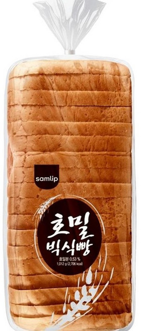 삼립 건강한 호밀 빅 식빵, 1.012kg, 1개