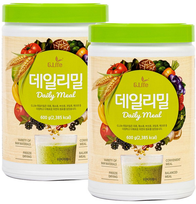 지라이프 데일리밀, 2개, 600g