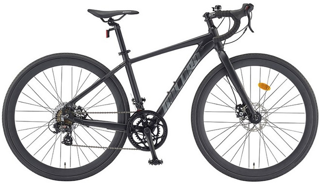 스마트 700C 밀로드 2026년 알루미늄 로드자전거 듀얼레버, 1개, 180cm, 블랙 440 완조립