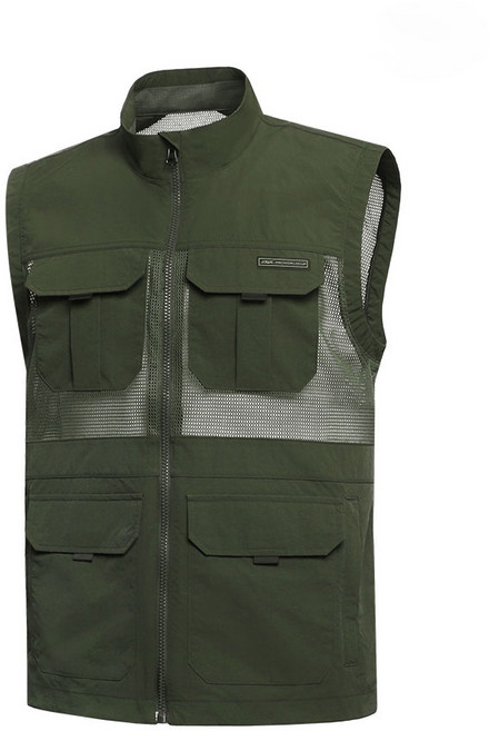PWX Q223-6126-28 남성 베이직 메쉬 베스트 조끼