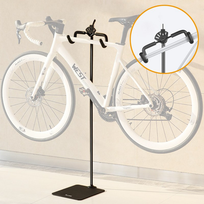 시그니처베이지 자전거 거치대 수리대 정비대 스탠드 YPZ025, 블랙, 1개