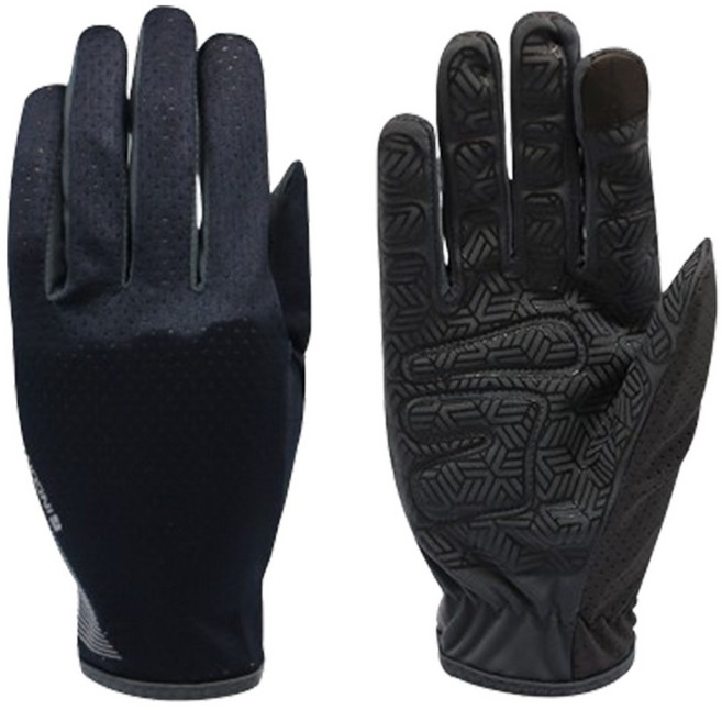 인콘트로 에어로 메쉬 논슬립 긴장갑 스포츠 장갑, 검정색, 1개