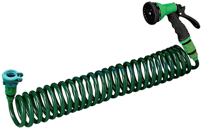 삼정 코일호스 그린 10m, 1개, 단품