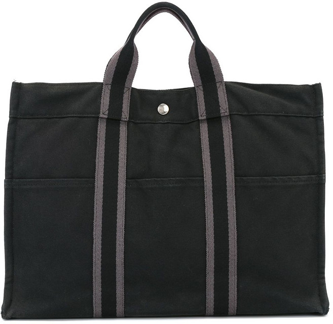 에르메스 중고 캔버스 토트 백