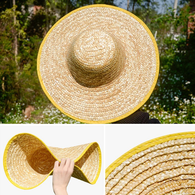 세렌디 밀짚모자 챙넓은 여름 밭일 대형 농사 작업 시원한 모자