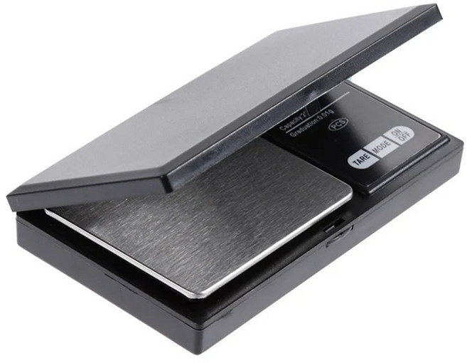 500G/0.01G 미니 디지털 포켓 저울 0.01g 고정밀 스테인리스 휴대용 보석 금 그램 무게 저울 전자 저울 도구, 1개