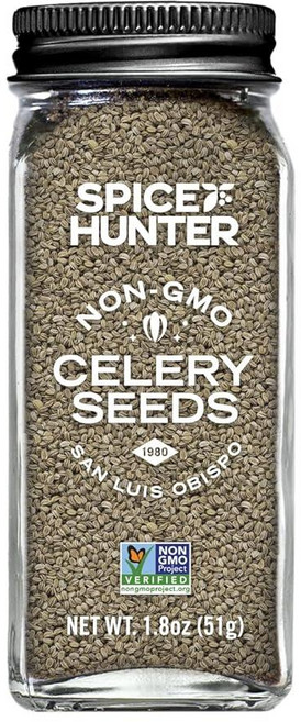 Spice Hunter India 셀러리 씨앗 51g(1.8온스) (6팩), Spice Hunter India 셀러리 씨앗, 51g, 51g, 1