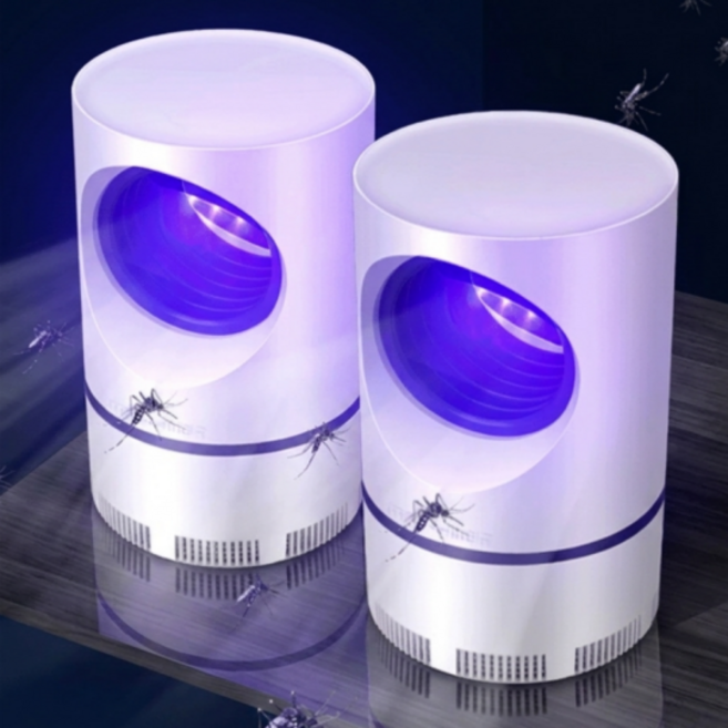 [1+1] 카이뉴인 소음없는 USB 캠핑용 가정용 자연친화적 UV LED 유인 모기퇴치기, 1+1 모기퇴치기