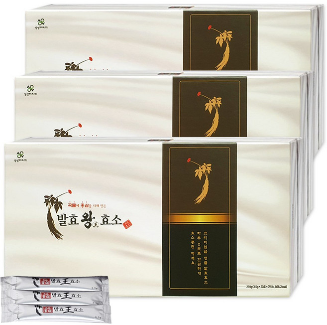 상상바이오 발효왕효소, 3박스, 210g