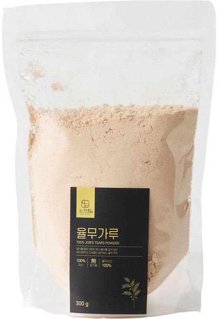 느으림 건강하게 두번 볶은 국내제조 율무가루, 2개, 300g