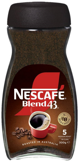 네스카페 블렌드 43 인스턴트 커피 Nescafe Blend 43 Instant Coffee, 1개, 1개입, 300g