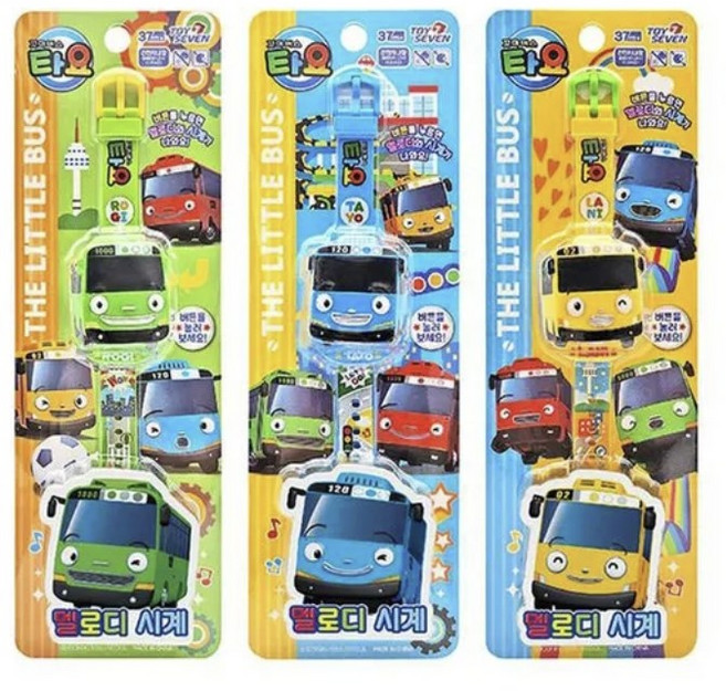 토이세븐 꼬마버스 타요 멜로디 시계, 타요멜로디시계, 1개