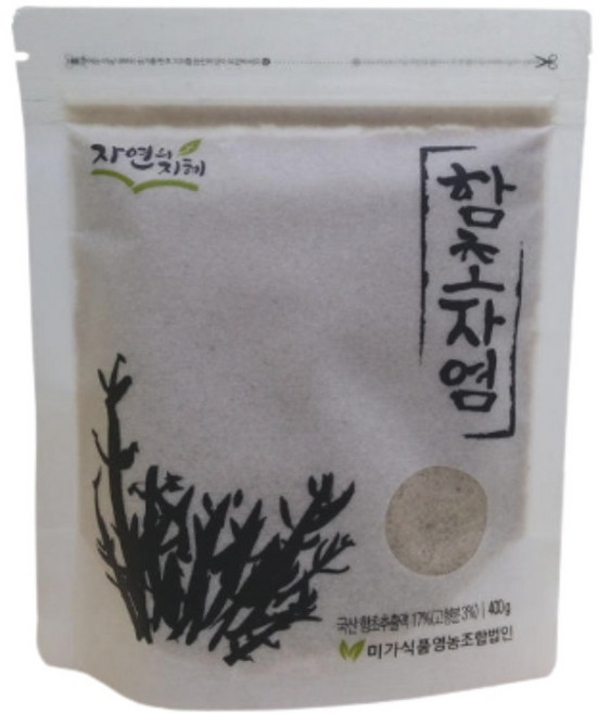 자연의지혜 함초자염, 400g, 4개