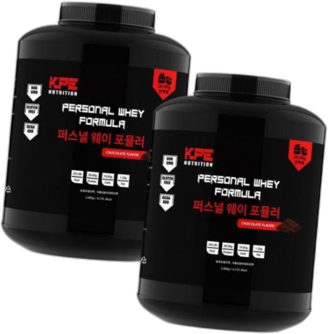 퍼스널웨이 2 초코맛 단백질 헬스 보충제 프로틴 4613071, 1개, 2kg