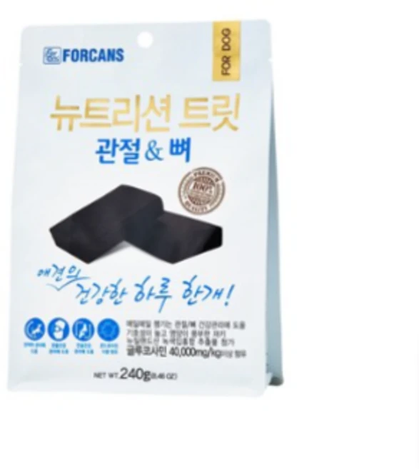 포켄스 강아지 뉴트리션 트릿 영양제, 240g, 뼈/관절강화, 1개 - 쿠팡
