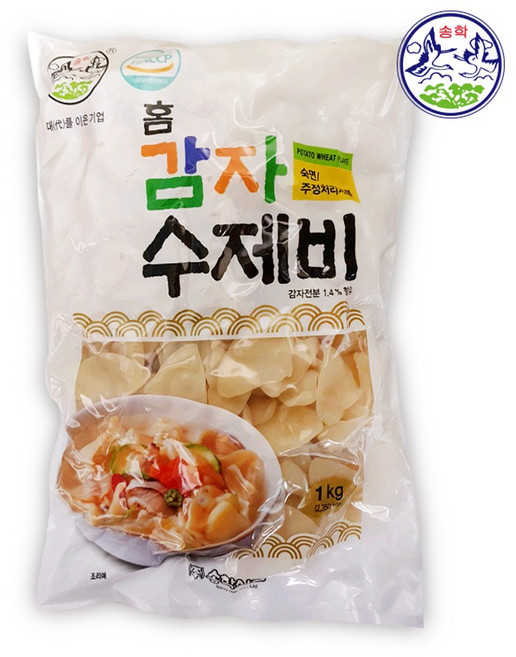 송학 홈 감자 수제비 1kg, 1개