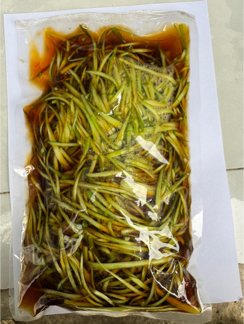 마늘쫑 채 장아찌 10KG 고깃집 가정용 업소용 신수코리아, 1개