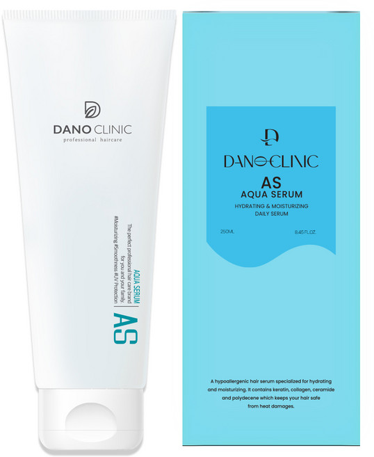 다노클리닉 AS 아쿠아세럼 모발관리 수분 헤어에센스, 250ml, 2개