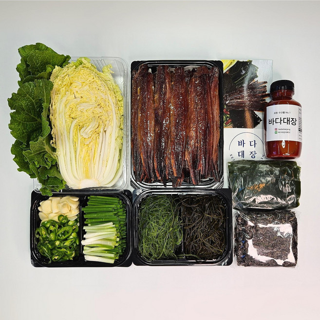 포항구룡포 과메기 야채 풀세트 수제초장포함 세트/단품 10미15미20미 <중량x수량 확인필수!>, 1개, (진공)10미 야채풀세트 수제초장포함