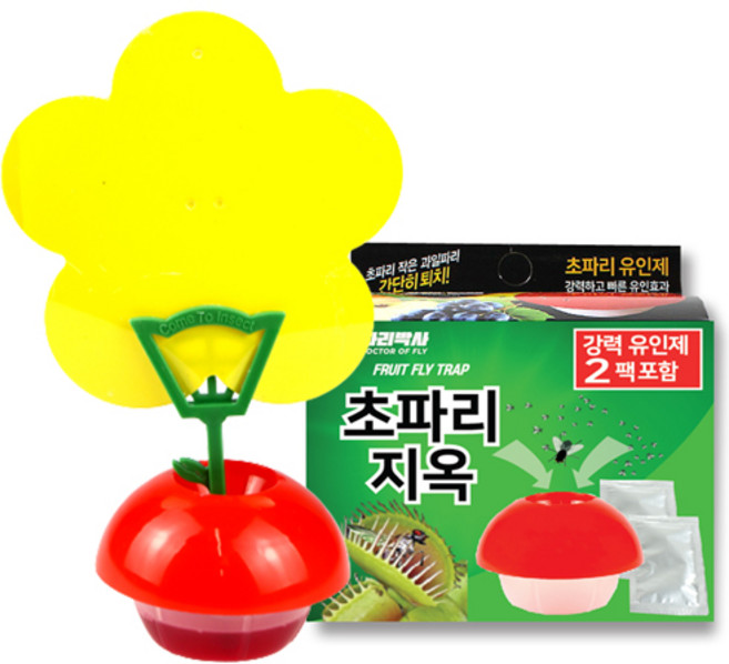 초파리지옥 끈끈이 초파리트랩 파리끈끈이 화분뿌리파리 혹파리 날파리트랩, 1개