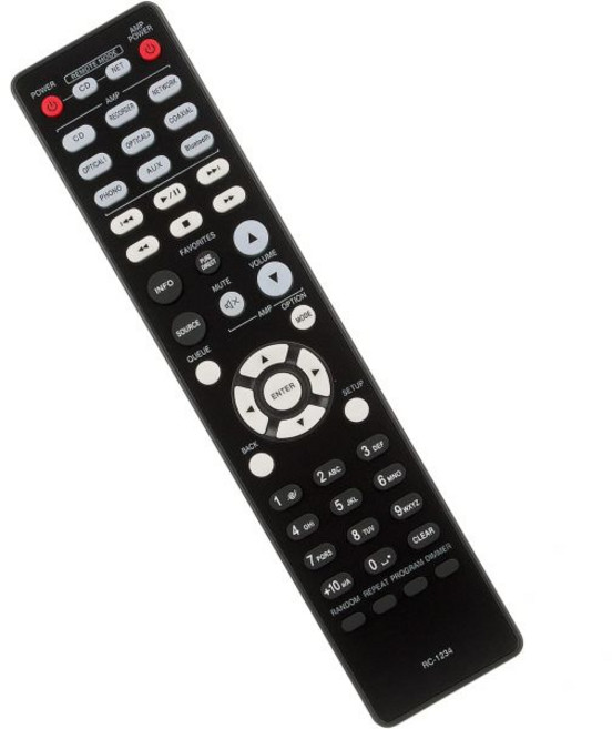 알리미티 RC-1234 데논 통합 증폭기 RC1234 원격 제어 PMA-600NE PMA-1600NE DCD-600NE PMA600NE를 위한 원격 제어 장비 교체