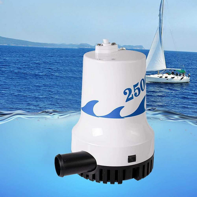 빌지펌프 자동 해양 수상 잠수정 물 배수 모터 12V, 12V 유량 1000