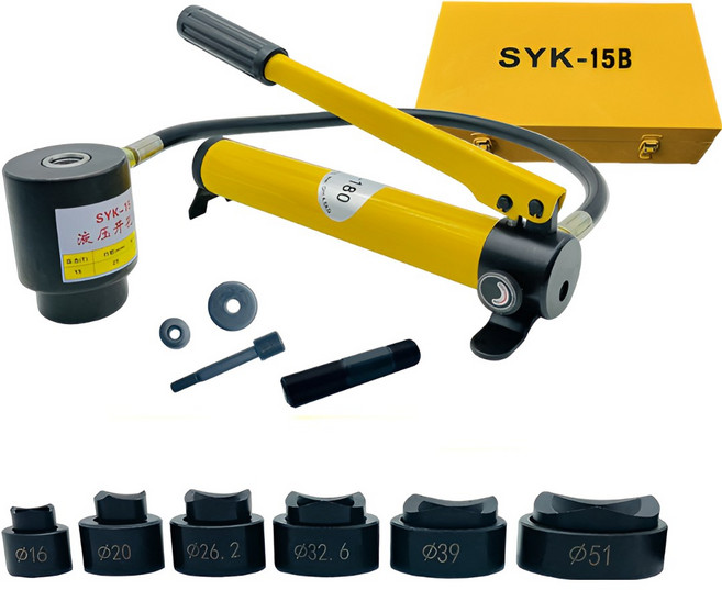 스톰가드 강력한 유압식 천공기 철판펀칭기 SYK-15B, 1개