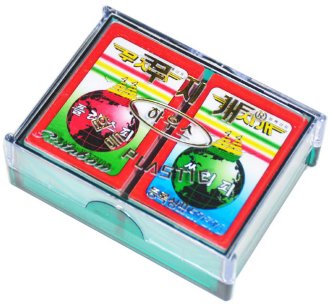 [협동사] 국산 고급형 무지개화투, 1통, 1개