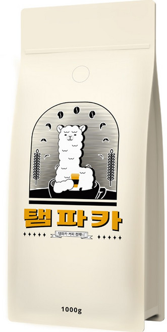 탬파카 디카페인 콜롬비아 슈가케인 커피 원두, 홀빈(분쇄안함), 1kg, 1개