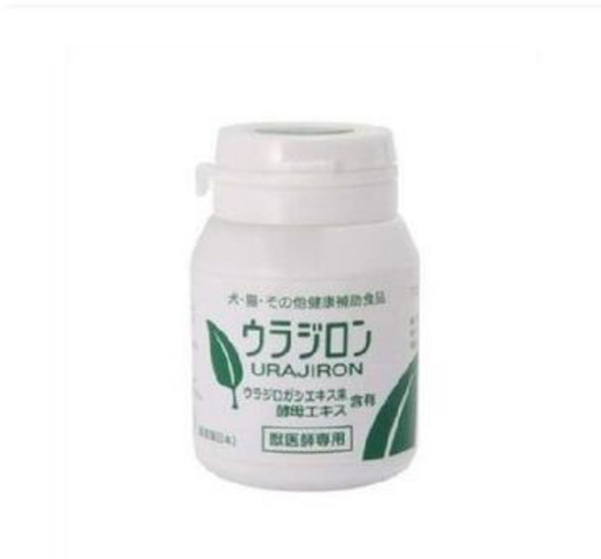 유라지론 우라지론 URAJIRON 천연 결석용해보조제 반려견 반려묘 140mg x 60정, 투약보조, 1개