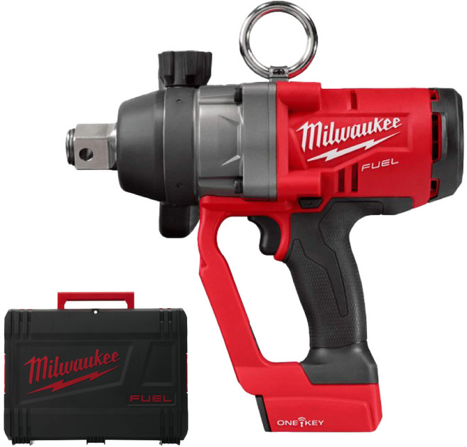 밀워키 M18 ONEFHIWF1-0X FUEL 하이토크 임팩트 렌치 25.4mm 베어툴 케이스 포함 전동 충전 전문가용
