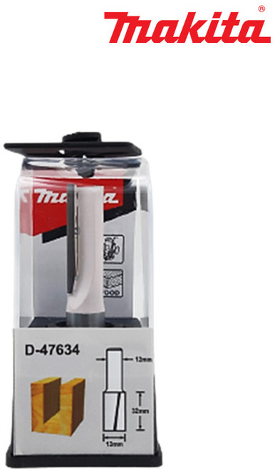 마끼다 스트레이트 트리머 루터날 비트 샹크 12mm 날 12mm D-47634 MAKITA, 1개