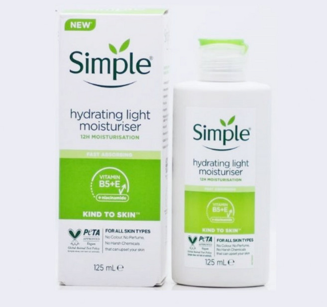 Simple 清妍保濕乳液 12H 保濕 B5+E, 1個, 保濕乳液1瓶