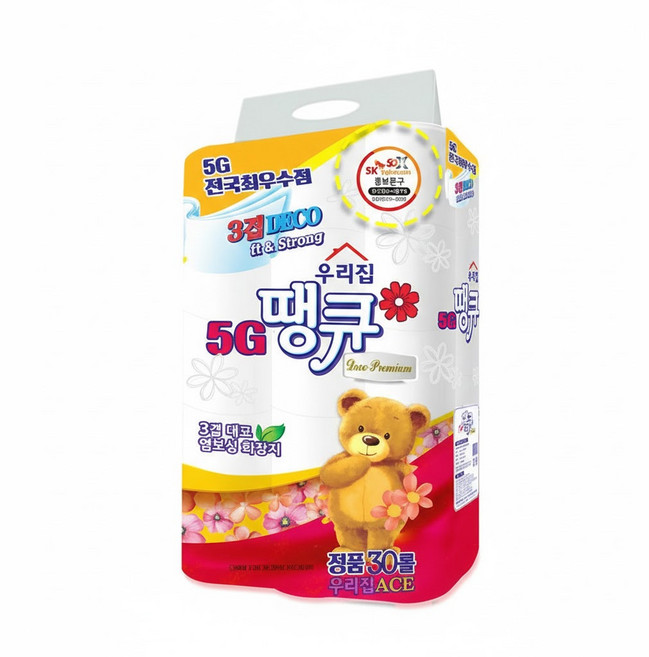 3겹30롤 화장지 휴지, 3(15m판촉용)하이땡큐 3겹30롤