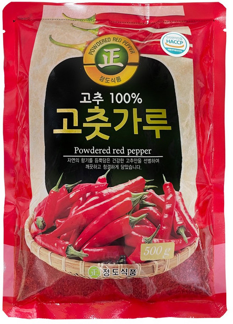 정도식품 고춧가루 500g, 1개