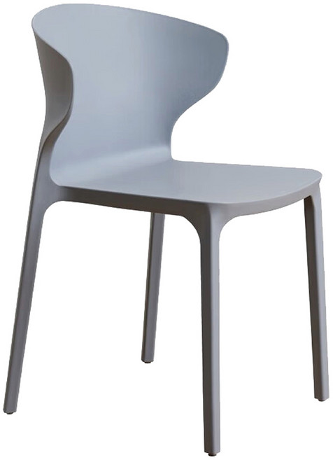 新牛角椅 簡約現代風餐椅 休閒椅, 現代加厚【淺灰色】一單限五件, 1件