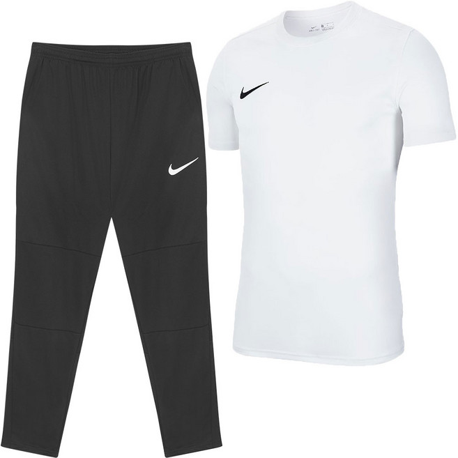 나이키 기능성 반팔티 트레이닝 바지 반팔 티셔츠 운동복 세트 남여공용 트레이닝복 + ALS 마스크