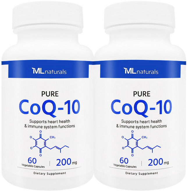 My Life 내추럴스 코큐텐 CoQ-10 200mg, 60정, 2개