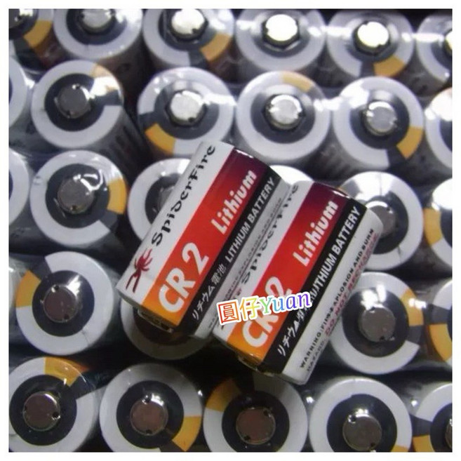 圓仔 CR2 鋰電池 3V 照相機 測距儀 夜視儀電池 (一次性鋰電池), 1個