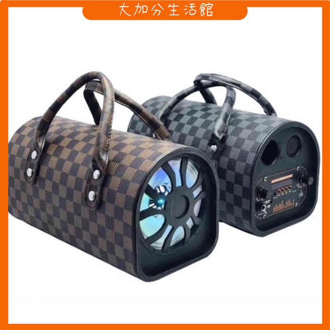 5吋手提藍牙音響 TD-501 重低音 USB TF FM AUX MIC, 隨機不挑款