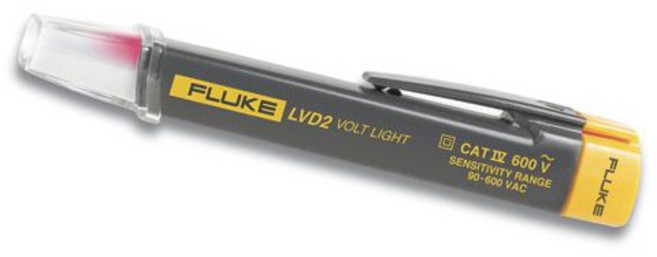 Fluke 非接觸式驗電筆 LVD2 90-600V 水電保命工具 內建LED手電筒, 1個, 台灣公司貨,個人使用