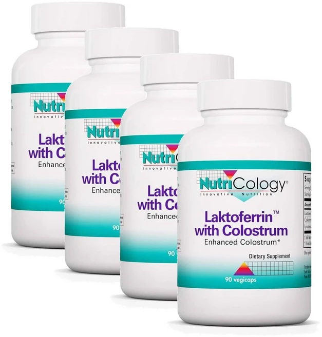 뉴트리콜로지 락토페린 향상된 콜로스트럼 함유 Nutricology Laktoferrin with Colostrum, 90정, 4개 - 쿠팡