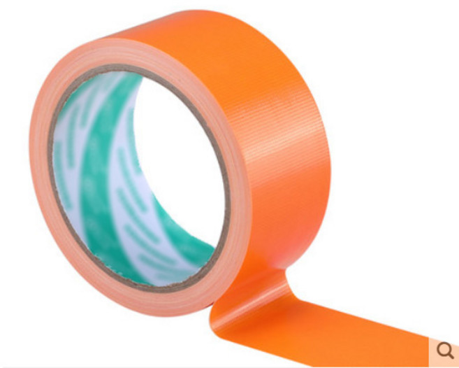 10M 길이 컬러 천 기본 테이프 DlY 장식 덕트 카펫 바닥 방수 가지 빛깔의 고점도 접착, Orange, 20mm