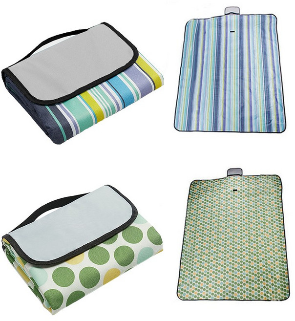 오엠티 돗자리 방수 145x145cm PVC 대형 피크닉매트, MAT3_스트라이프