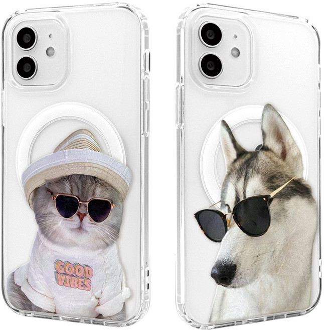 (셀론스타) CX31 CX41 패셔니펫 커플 케이스 맥세이프 마그네틱 아이폰 갤럭시 플립 방탄 케이스