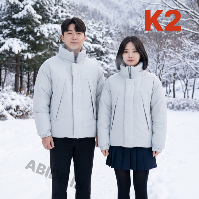 2위 - [정가460 000원] K2 패딩 남성 구스다운 씬에어 리버서블 다운 양면 자켓