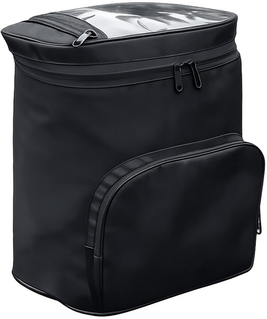 킹콩 대용량 스쿠터 자전거 킥보드 오토바이 방수 핸들바 가방, 블랙